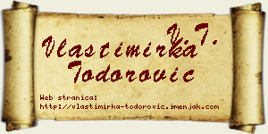 Vlastimirka Todorović vizit kartica
